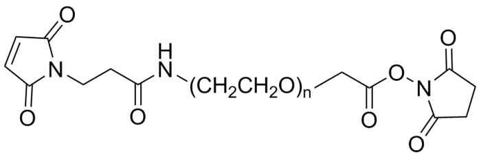 Maleimide-PEG-SCM (Maleimide-PEG-succinimidyl carboxy methyl)