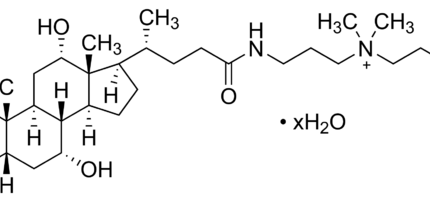 CHAPS (3-(3-Cholamidopropyl)dimethylammonio)-1-propanesulfonate)