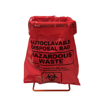 Autoclave stand and bag set