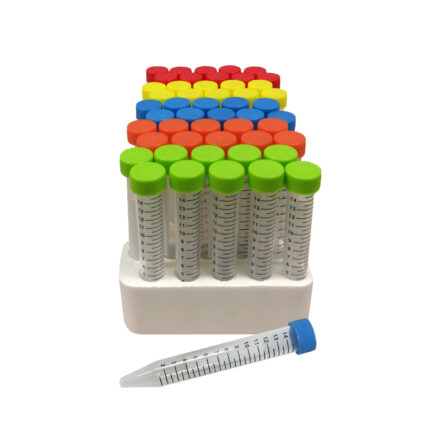 Rainbow Cap Centrifuge Tube 15mL Racked